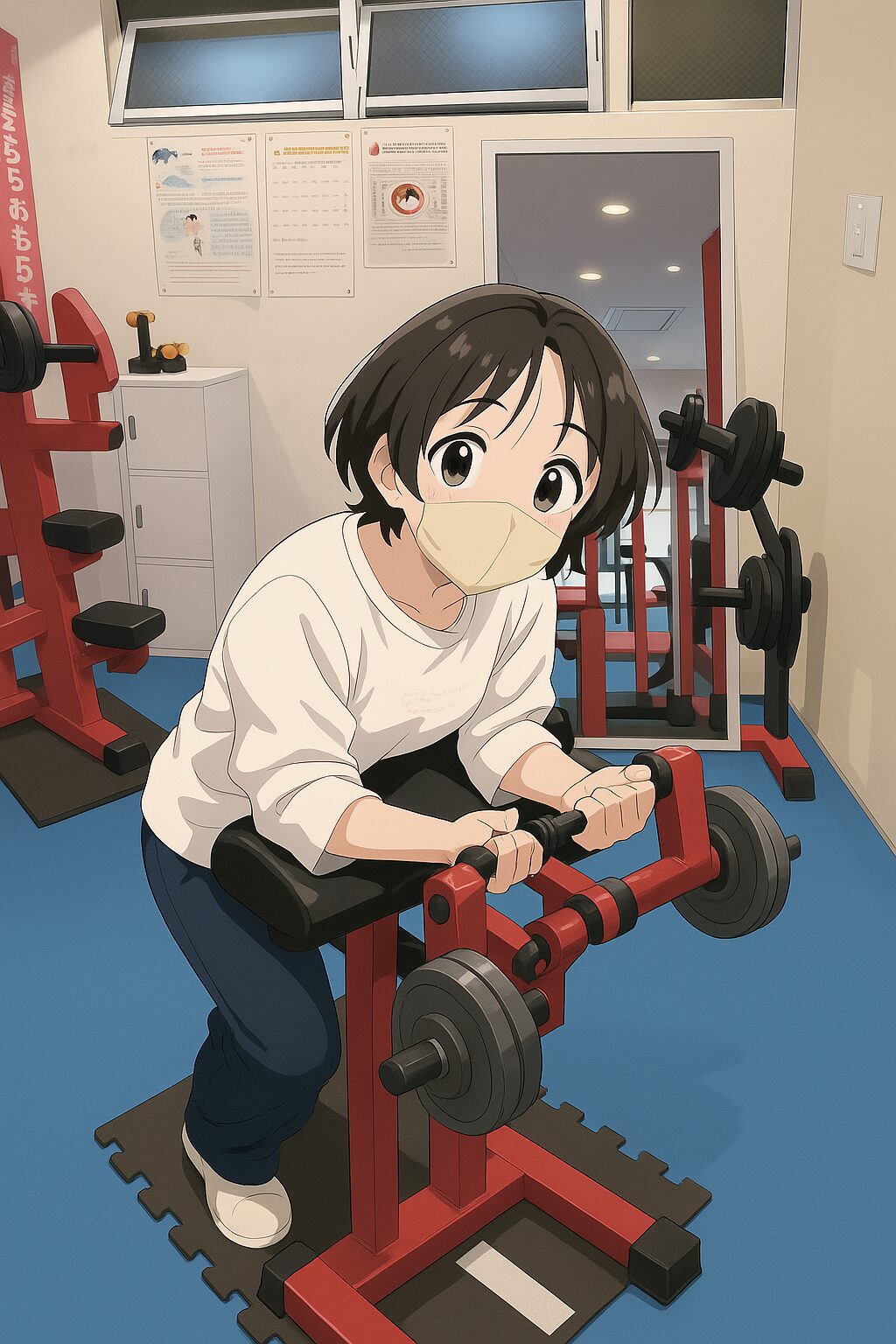 改善と体力維持のためにジムを利用。